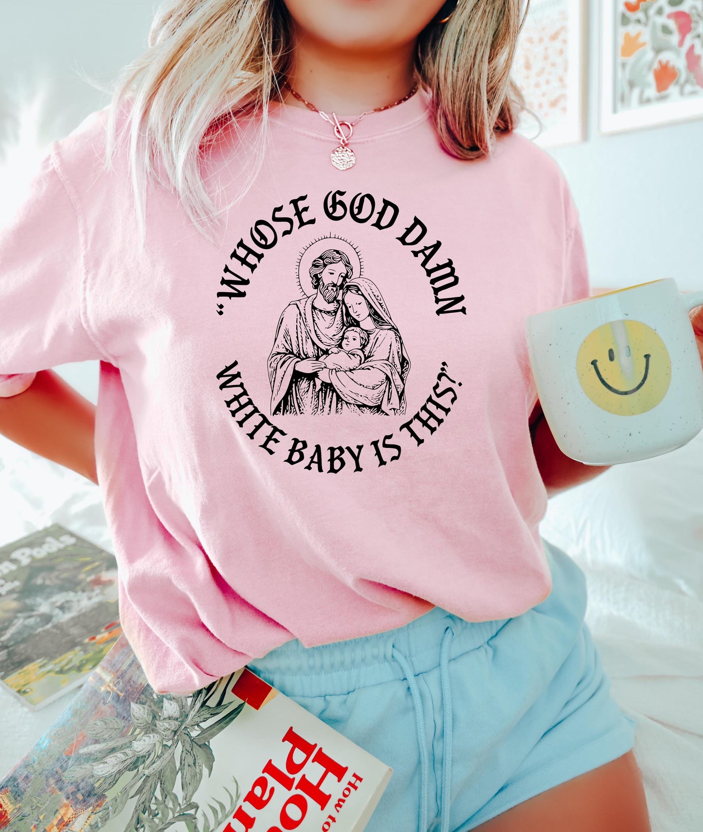 Unisex Heavy Cotton Jesus Humor Tee - Gildan 5000, Funny Meme Gift for Christian Fans, Printify Choice, Perfect Fall Outfit