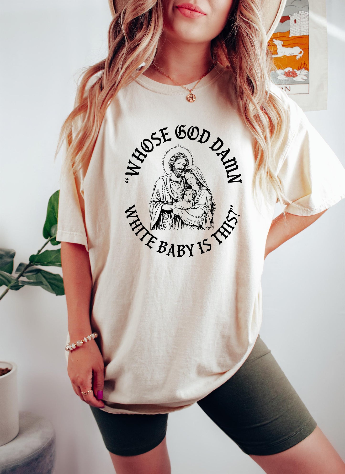 Unisex Heavy Cotton Jesus Humor Tee - Gildan 5000, Funny Meme Gift for Christian Fans, Printify Choice, Perfect Fall Outfit
