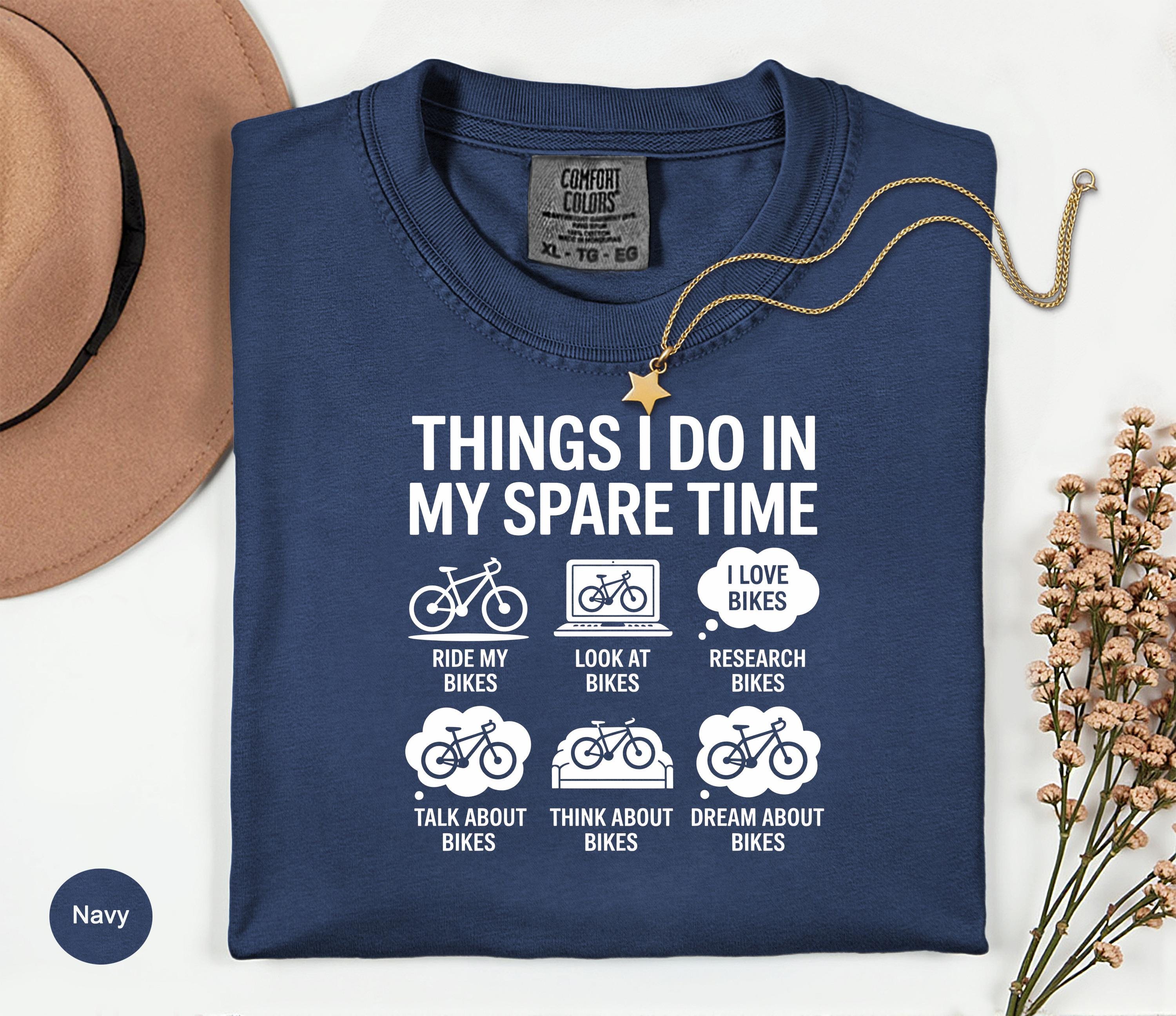 Comfort Colors® 1717 Unisex T-shirt, Funny Biker Gift, Cycling Lover Top, SwiftPOD Design, Perfect for Men & Women, Ideal for Casual Outfits