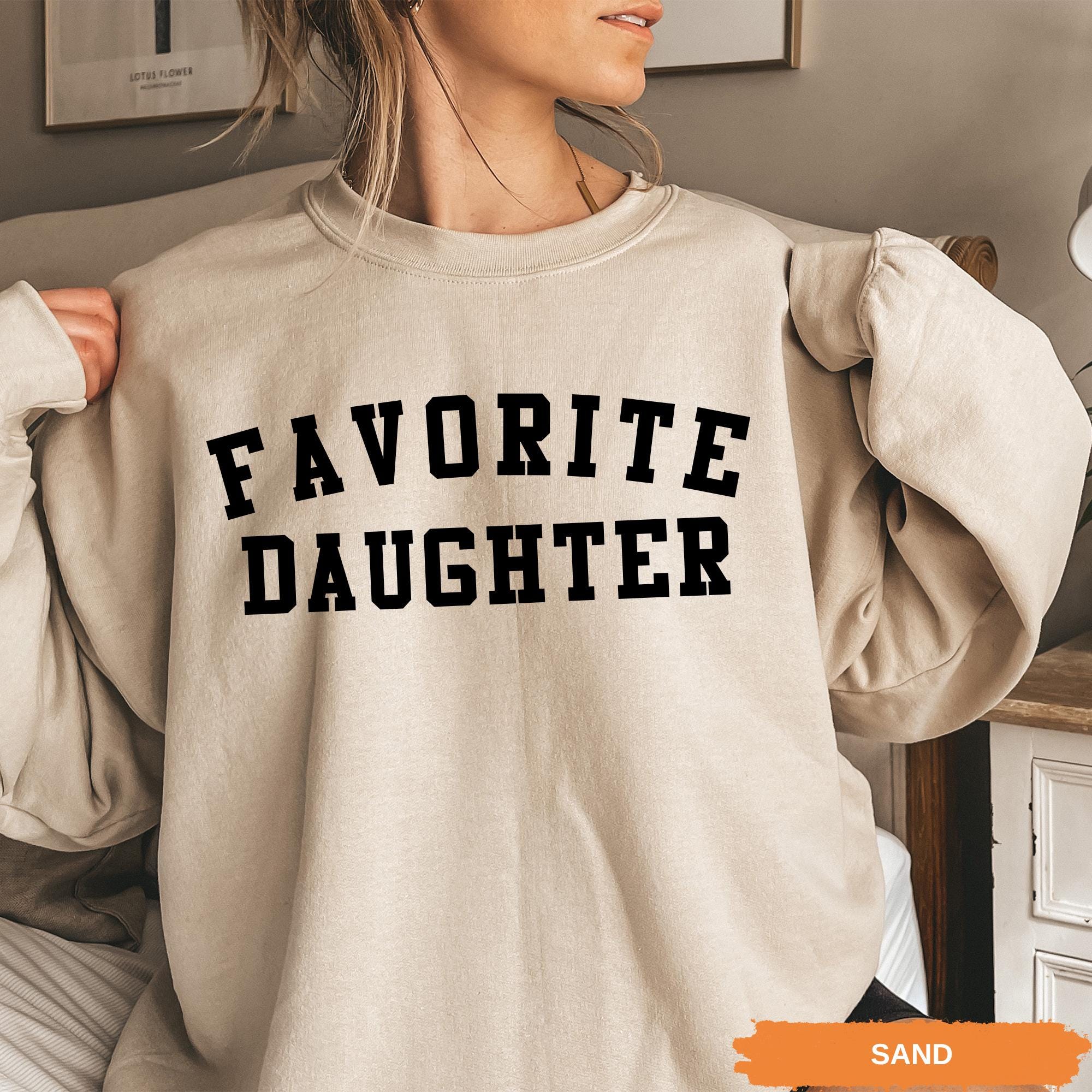 ✨ Favorite Daughter Gildan 18000 Sweatshirt - Cozy Gift for Women, Viral Birthday Crewneck Pullover, Printify Choice ✨
