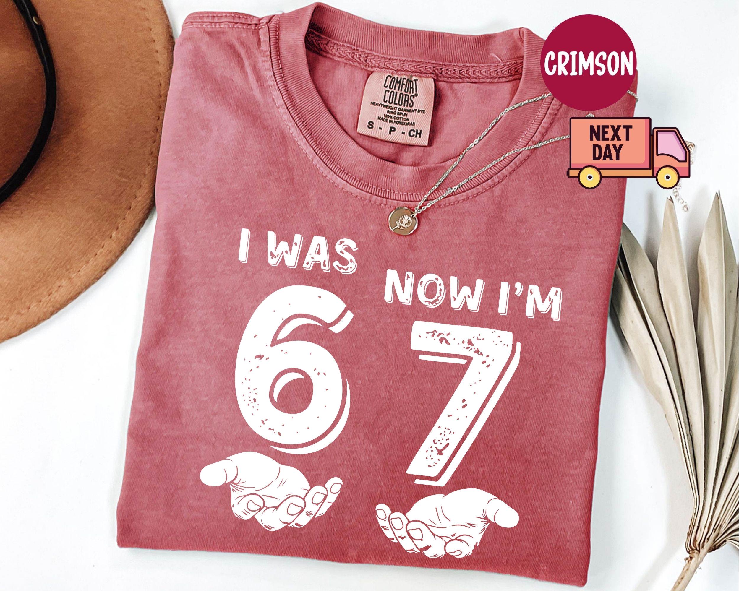 Comfort Colors® 1717 Unisex Garment-Dyed T-shirt, Funny 7th Birthday Meme Shirt, SwiftPOD Kids Gift, Trendy Outfit for Boys and Girls