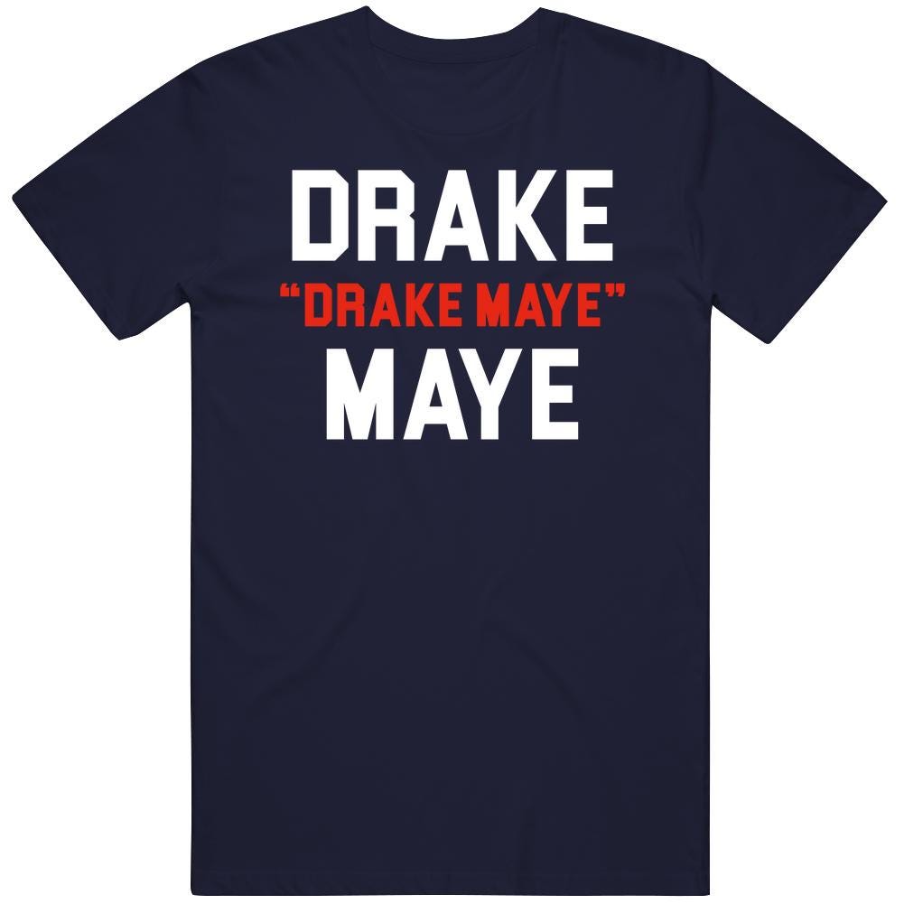 Drake Maye Football Meme Gift T-Shirt for Men & Women - Gildan 5000 Unisex Heavy Cotton Tee, Printify Choice, Perfect for Game Day Fun