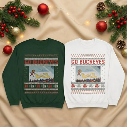 Brutus Ohio State Rivalry Sweatshirt, Gildan 18000 Crewneck for Game Day, Cozy Unisex Gift, Funny Brutus vs Michigan, Printify Choice