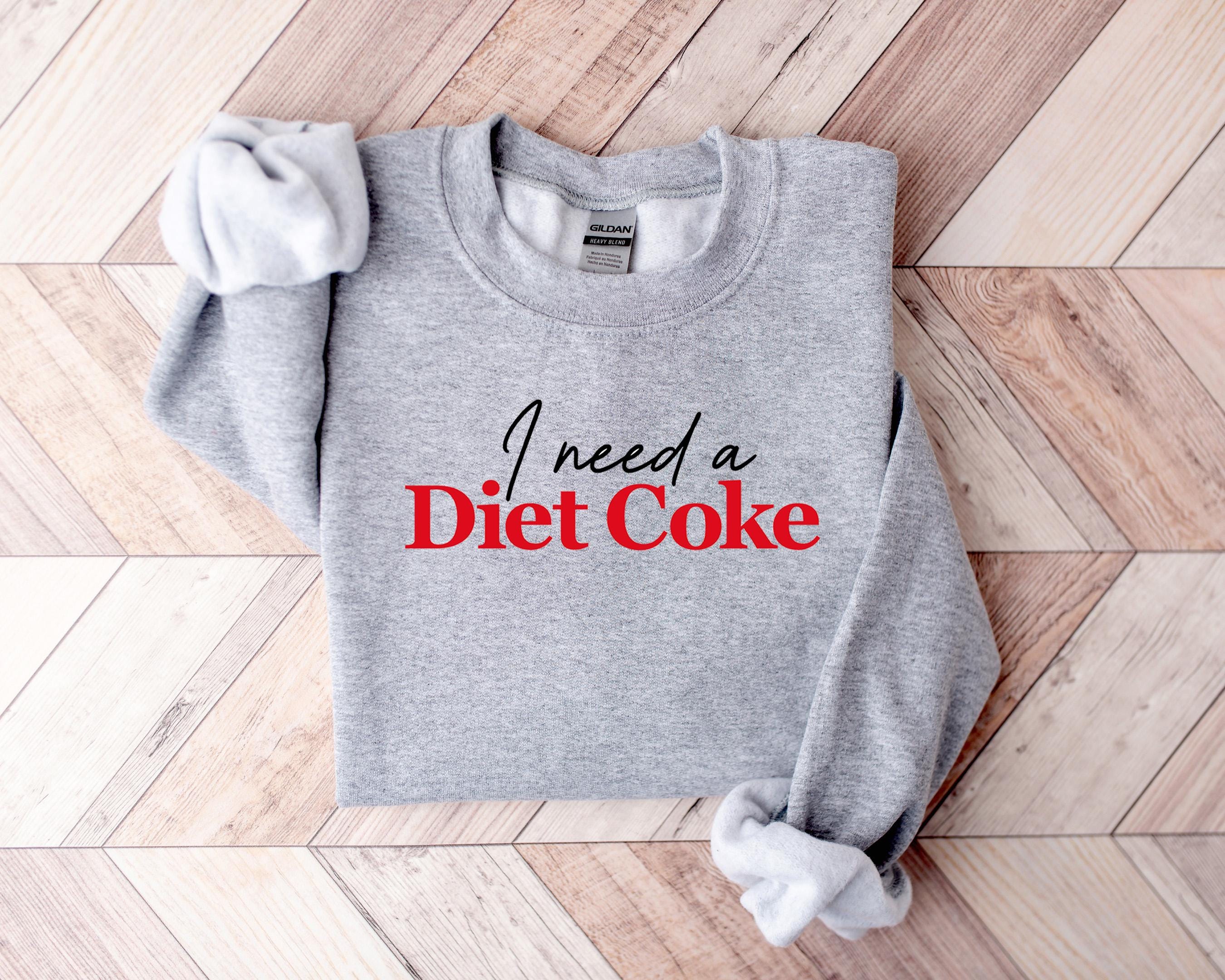 Gildan 18000 Diet Coke Sweatshirt Gift for Soda Lovers, Unisex Cozy Crewneck, Funny Printify Choice for Women & Men