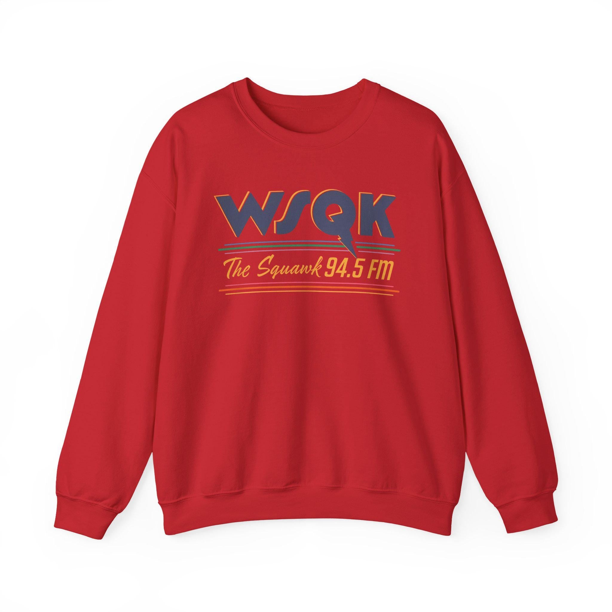 WSQK The Squawk Crewneck Sweatshirt - Gildan 18000 Heavy Blend Unisex for Cozy Aesthetic Outfits, Printify Choice, Perfect Gift