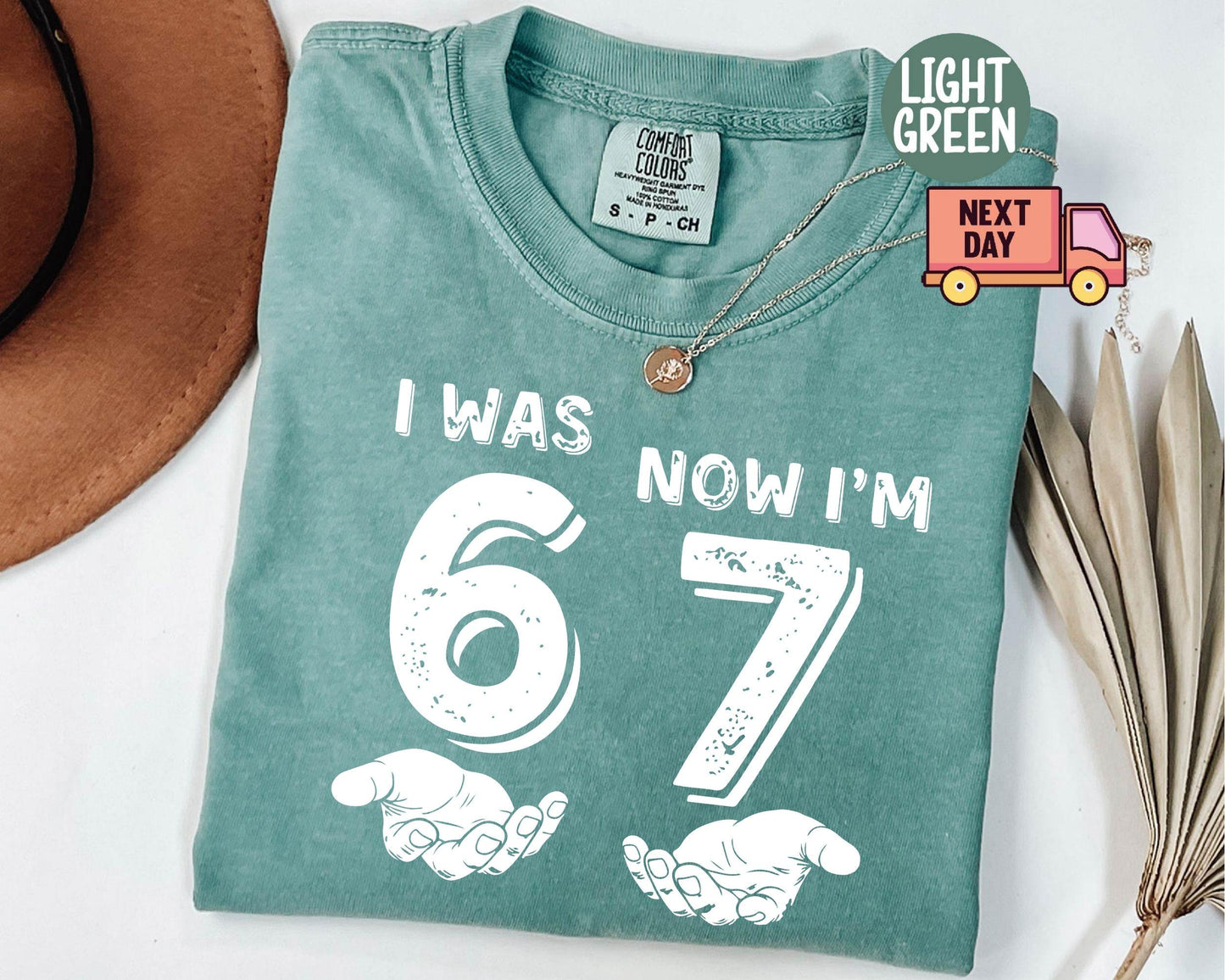 Comfort Colors® 1717 Unisex Garment-Dyed T-shirt, Funny 7th Birthday Meme Shirt, SwiftPOD Kids Gift, Trendy Outfit for Boys and Girls