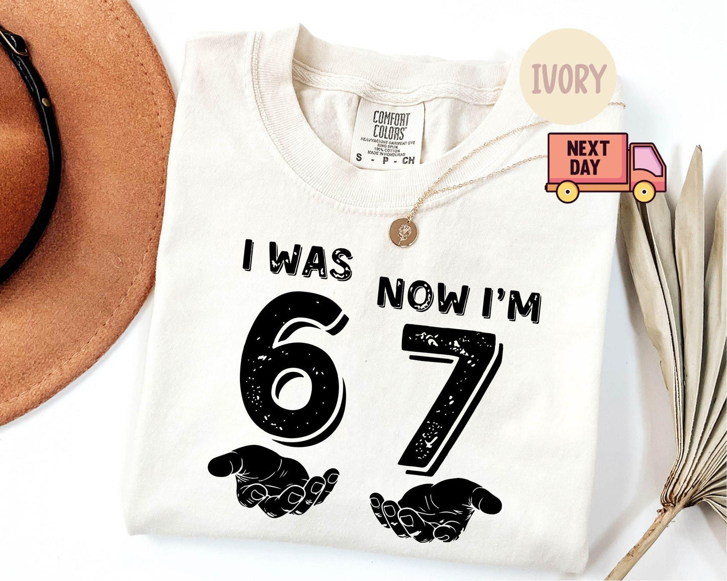 Comfort Colors® 1717 Unisex Garment-Dyed T-shirt, Funny 7th Birthday Meme Shirt, SwiftPOD Kids Gift, Trendy Outfit for Boys and Girls