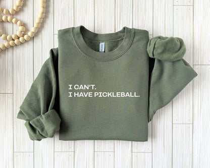 Cozy Pickleball Sweatshirt for Women: Gildan 18000 Crewneck, Printify Choice