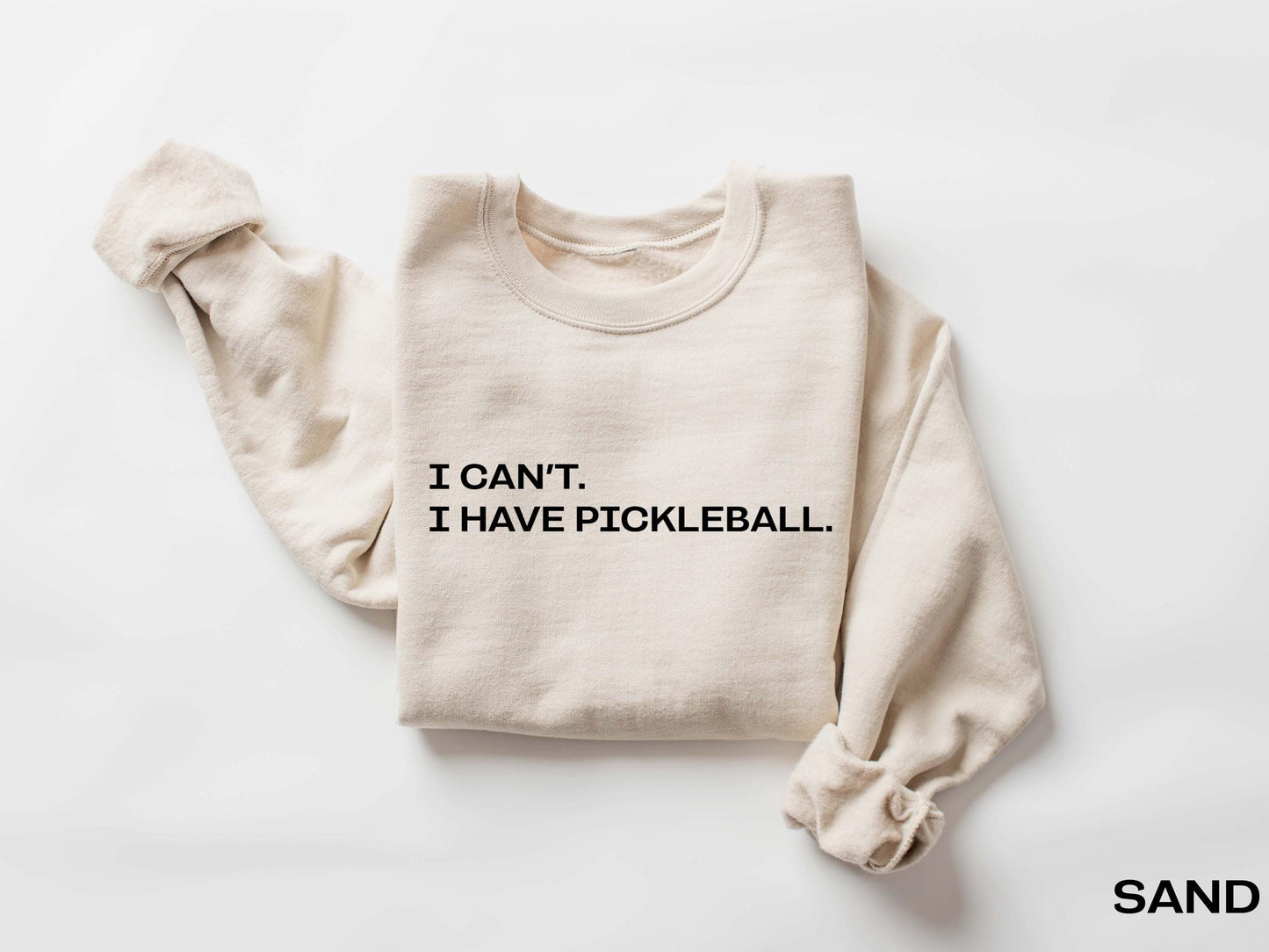 Cozy Pickleball Sweatshirt for Women: Gildan 18000 Crewneck, Printify Choice