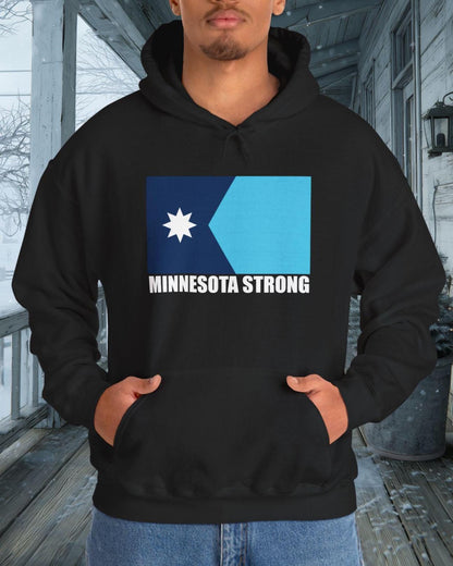Minnesota Strong Crewneck Sweatshirt Gildan 18000 Fleece Minnesota Flag, Stronger Together, Stand Together Unisex gift for men & women