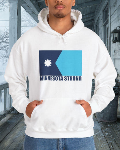 Minnesota Strong Crewneck Sweatshirt Gildan 18000 Fleece Minnesota Flag, Stronger Together, Stand Together Unisex gift for men & women